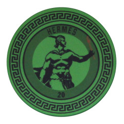Ficha de póker GREEK GODS "HERMES 20" - de cerámica - 10g - se vende por unidad