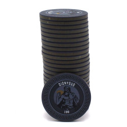 Pokerfiche GREEK GODS "DIONYSUS 100" - van keramiek - 10g - verkocht per stuk