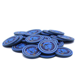 Pokerchippen GREEK GODS "POSEIDON 50" - i keramik - 10g - säljs styckevis