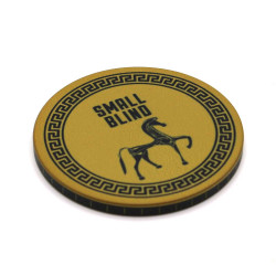 Żeton do pokera GRECKICH BOGÓW "SMALL BLIND" - 43 mm - z ceramiki