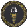 Pokermarker GREEK GODS "BIG BLIND" - 43 mm - i keramik