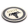 Ficha de pôquer GREEK GODS "DEALER" - 49mm x 3 mm - em cerâmica