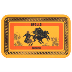Placa de póker GREEK GODS "APOLLO 100 00" - 53mm x 85mm x 3.3mm - de cerámica