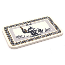 Pokerchip GREEK GODS "ZEUS" - 53mm x 85mm x 3.3mm - aus Keramik.