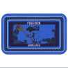 Placa de poker GREEK GODS "POSEIDON" - 53mm x 85mm x 3.3mm - em cerâmica