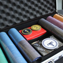 Set med 300 pokermarker "GREEK GODS" - i keramik 10 g