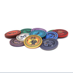 Mallette de 500 jetons de poker "GREEK GODS" - en céramique 10 g