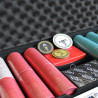 Valigetta da 500 gettoni da poker "GREEK GODS - CASH GAME" - in ceramica da 10 g