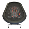 Roulettetafel "ZWART ARABESQUE" - 213 x 107 cm - jersey tapijt
