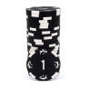 Roll of 25 poker chips "KILLER SHARK 1" - in clay composite with metal insert - 14g
