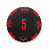 25-pack pokermarker "KILLER SHARK 5" - i lerkomposit med metallinlägg - 14g