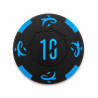 Roll of 25 "KILLER SHARK 10" poker chips - made of clay composite with metal insert - 14g