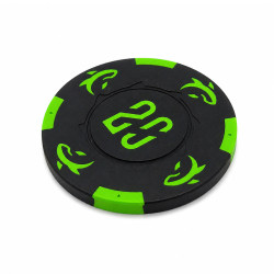 25-pack poker markers "KILLER SHARK 20" - i lera sammansatt med metallinlägg - 14g