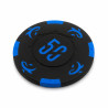 Roll of 25 poker chips "KILLER SHARK 50" - in clay composite with metal insert - 14g