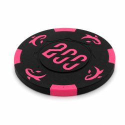 25-pack pokerchips "KILLER SHARK 200" - i lera-komposit med metallinlägg - 14g