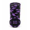 Roll of 25 "KILLER SHARK 500" poker chips - made of clay composite with a metal insert - 14g