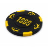 Rolo de 25 fichas de pôquer "KILLER SHARK 1000" - em compósito de argila com inserção de metal - 14g