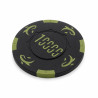 Roll of 25 "KILLER SHARK 10000" poker chips - made of clay composite with metal insert - 14g