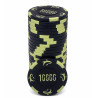 Pokerset med 25 marker "KILLER SHARK 10000" - av lerblandning med metallinlägg - 14g