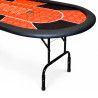 Set van 4 opvouwbare tafelpootverhogers - tot 33 cm - 4 niveaus