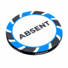 Gettone "ASSENTE" - 43mm - in ceramica