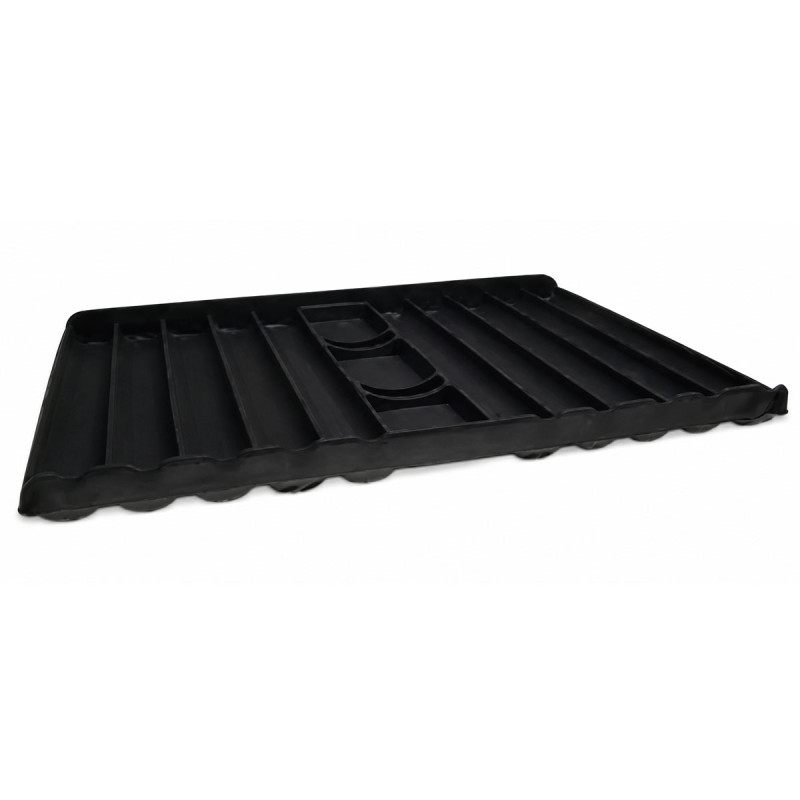 Plastic tray 1000 chips for storage case.