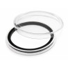 Transparent myntskydd - i akryl - 40 mm i diameter