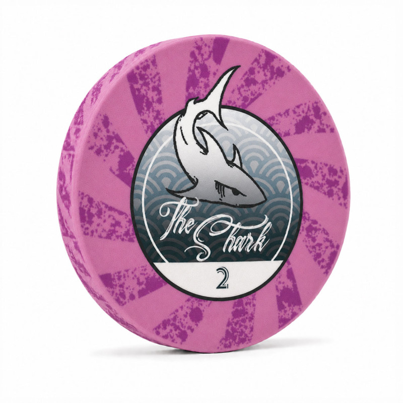 The "THE SHARK 2" poker chip - ceramic - 10g - sold individually
