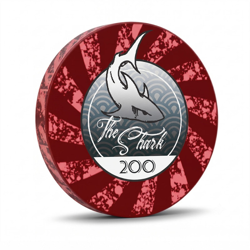 Pokerchip "THE SHARK 200" - keramisch - 10g - per stuk verkocht