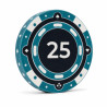 "CHROMA 25" ceramic poker chip - 10g - sold individually.