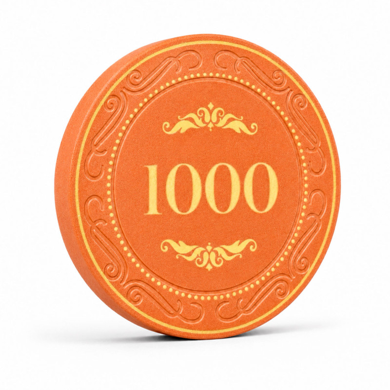 Żeton pokerowy "CROWN OF LAUREL - 1000" - ceramiczny - 10g - sprzedawany osobno