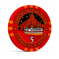 "POKER CHIP 'HONG KONG STAR...