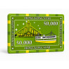Poker chip "HONG KONG STAR 50000" - ceramic - 85 mm x 52 mm x 3.3 mm
