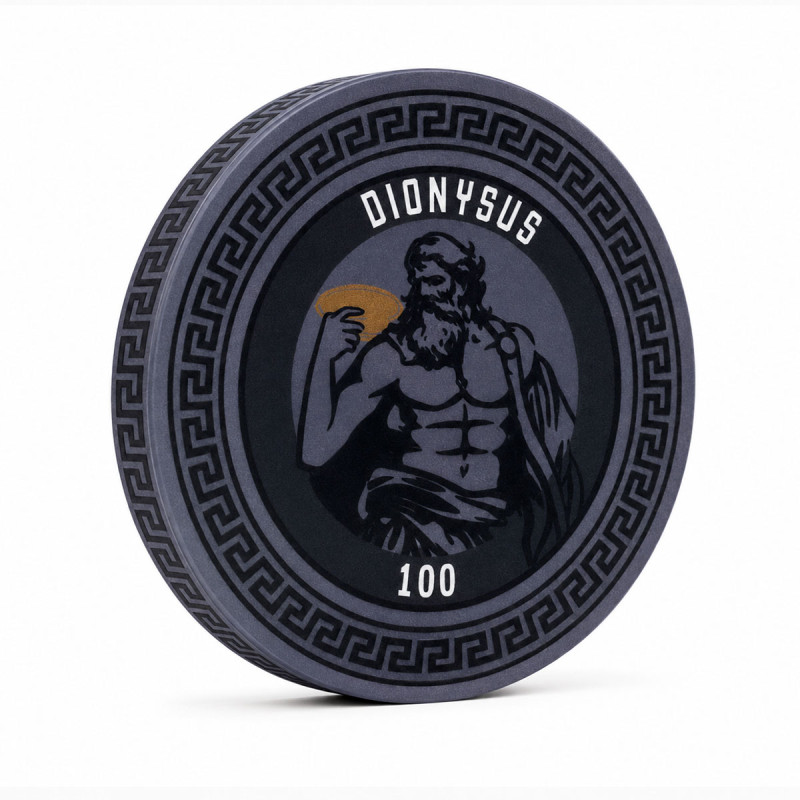 Pokerfiche GREEK GODS "DIONYSUS 100" - van keramiek - 10g - verkocht per stuk