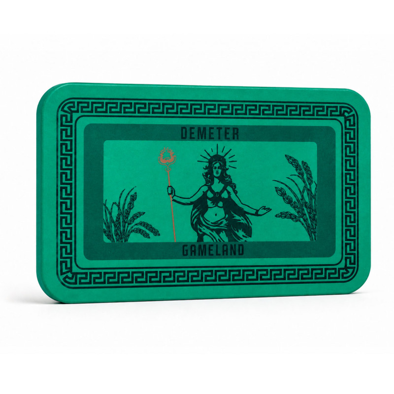 Greek Gods Poker Plaque "DEMETER" - 53mm x 85mm x 3.3mm - Ceramic