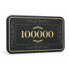 Placa de póker "CROWN OF LAUREL 100000" - de cerámica - 75 mm x 45 mm x 3,3 mm