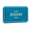 Pokerchip "CROWN OF LAUREL 20000" - av keramik - 75 mm x 45 mm x 3,3 mm