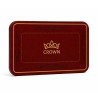 Plaque de poker "CROWN OF LAUREL ROUGE" - en céramique - 75 mm x 45 mm x 3,3 mm