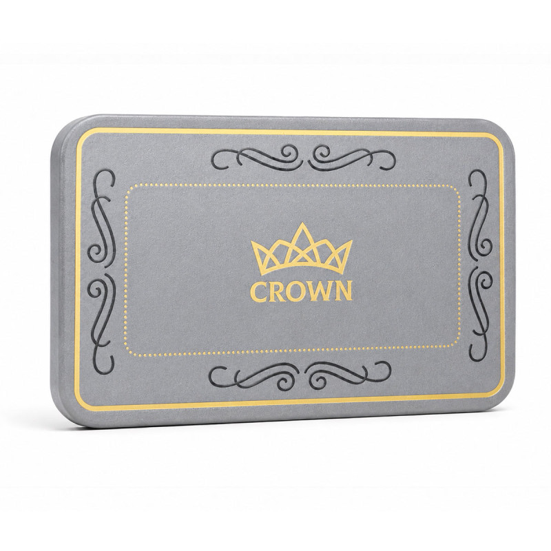 Pokerchip "CROWN OF LAUREL GRIS" - aus Keramik - 75 mm x 45 mm x 3,3 mm