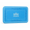 Pokerschild "BLAUE LAURELKRONEN" - aus Keramik - 75 mm x 45 mm x 3,3 mm