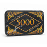 Placa de póker "MÁRMOL 5000" - de cerámica - 8,5x5,2 cm