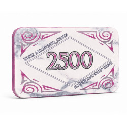 Poker chip "MARBLE 2500" -...