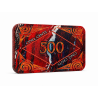 Piastra di poker "MARBRE 500" - in ceramica - 8,5x5,2 cm