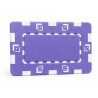 Poker chip "DICE VIOLET" - ABS plastic - 75 mm x 45 mm