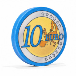 Ficha de pôquer "EURO 10" -...