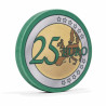 Poker chip "EURO 25" - ceramic - 10g - sold individually