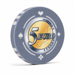Jeton de Cash Game "EURO - SÉRIE 1 - 5" - Edition limitée - en céramique - 10g