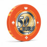 Ficha de Cash Game "EURO - SERIE 1 - 50" - Edición limitada - de cerámica - 10g
