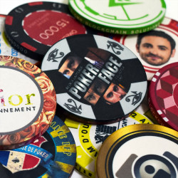 Jetons promotiopnnels PERSONNALISÉS en céramique - 39,5mm