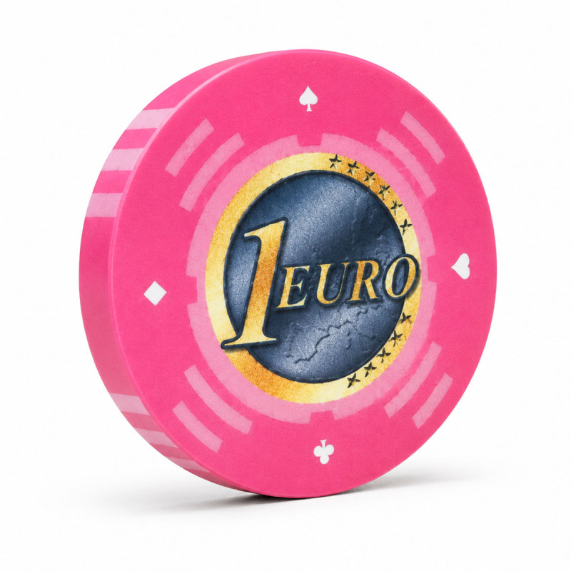 Fiche voor Cash Game "EURO - SERIE 2 - 1" - Beperkte editie - van keramiek - 10g